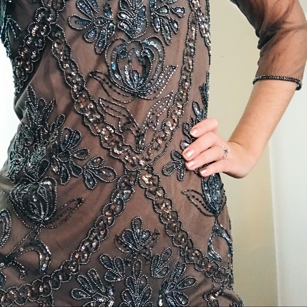 Beaded Evening Dress